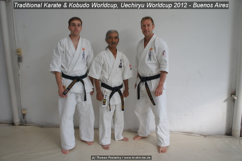 Markus Wedel, Sensei Shinyu Gushi, Thomas Podzelny Markus Wedel, Sensei Shinyu Gushi, Thomas Podzelny