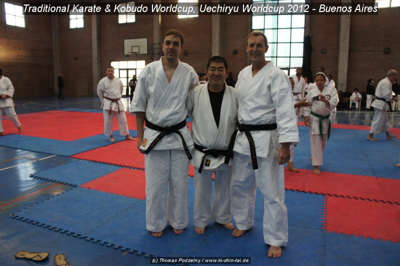Markus Wedel, Sensei Takemasa Okuyama, Thomas Podzelny Markus Wedel, Sensei Takemasa Okuyama, Thomas Podzelny