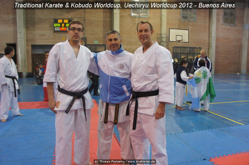 Markus Wedel, Sensei Gustavo Gondra, Thomas Podzelny