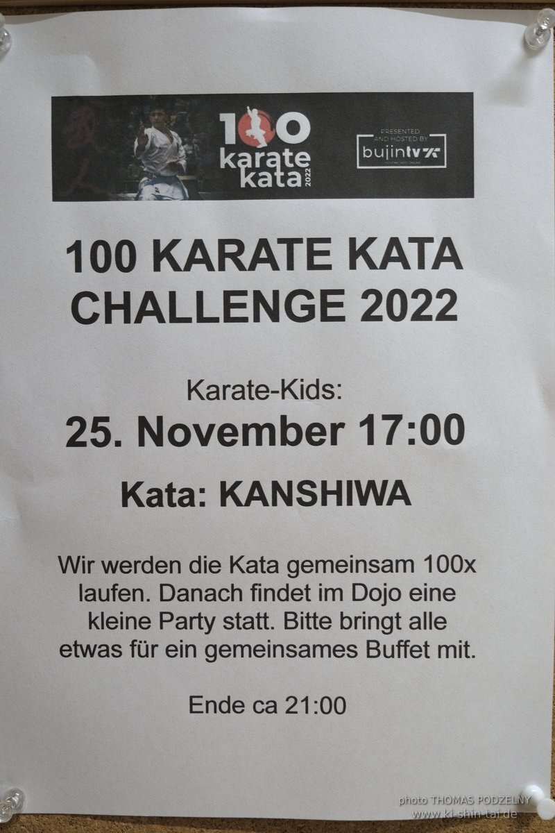 100 Karate Kata Challenge 2022 Kids