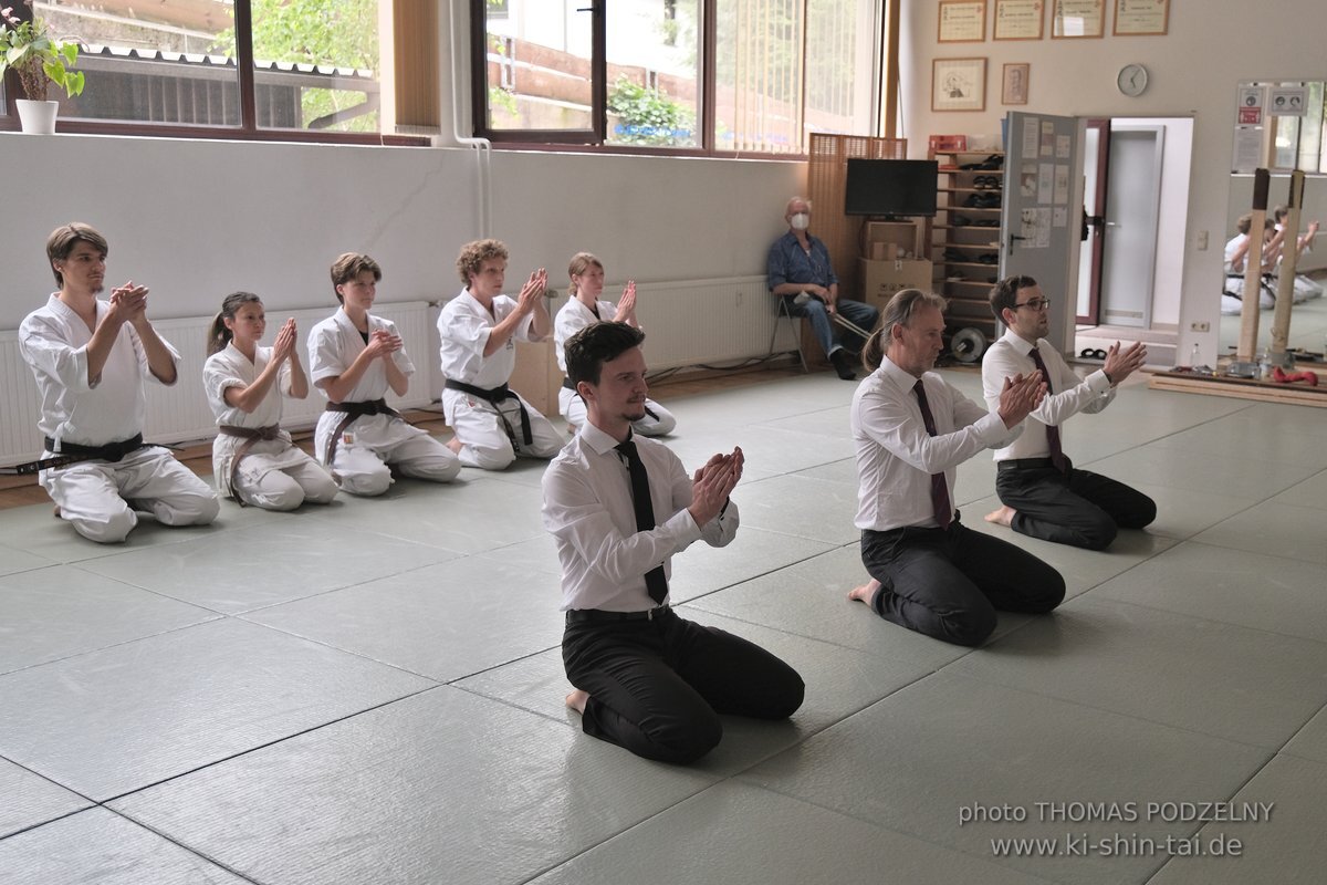 Karate und Kobudo Dan Prüfungen 24.07.2021 Oliver, Ramona, Maria