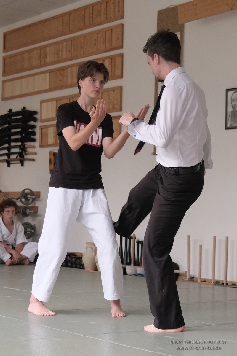 Karate und Kobudo Dan Prüfungen 24.07.2021 Oliver, Ramona, Maria
