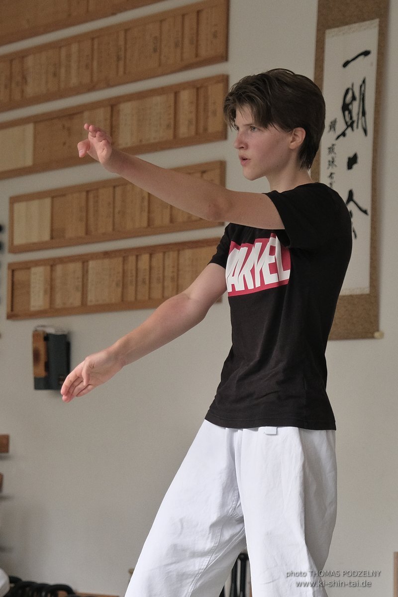 Karate und Kobudo Dan Prüfungen 24.07.2021 Oliver, Ramona, Maria