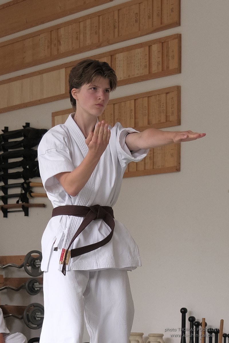 Karate und Kobudo Dan Prüfungen 24.07.2021 Oliver, Ramona, Maria