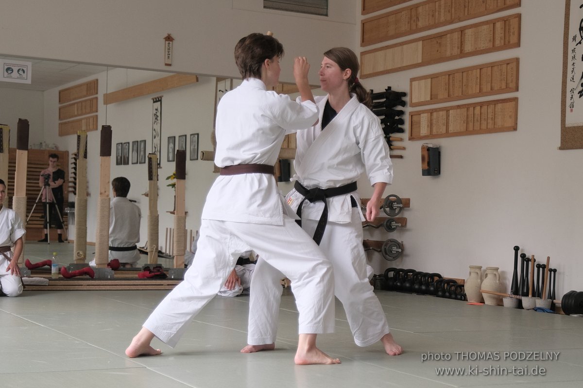 Karate und Kobudo Dan Prüfungen 24.07.2021 Oliver, Ramona, Maria