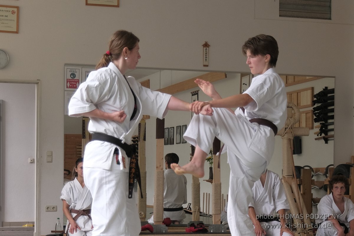 Karate und Kobudo Dan Prüfungen 24.07.2021 Oliver, Ramona, Maria