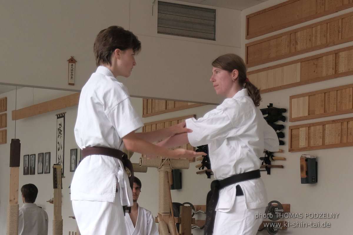 Karate und Kobudo Dan Prüfungen 24.07.2021 Oliver, Ramona, Maria