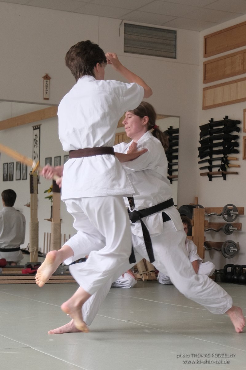 Karate und Kobudo Dan Prüfungen 24.07.2021 Oliver, Ramona, Maria