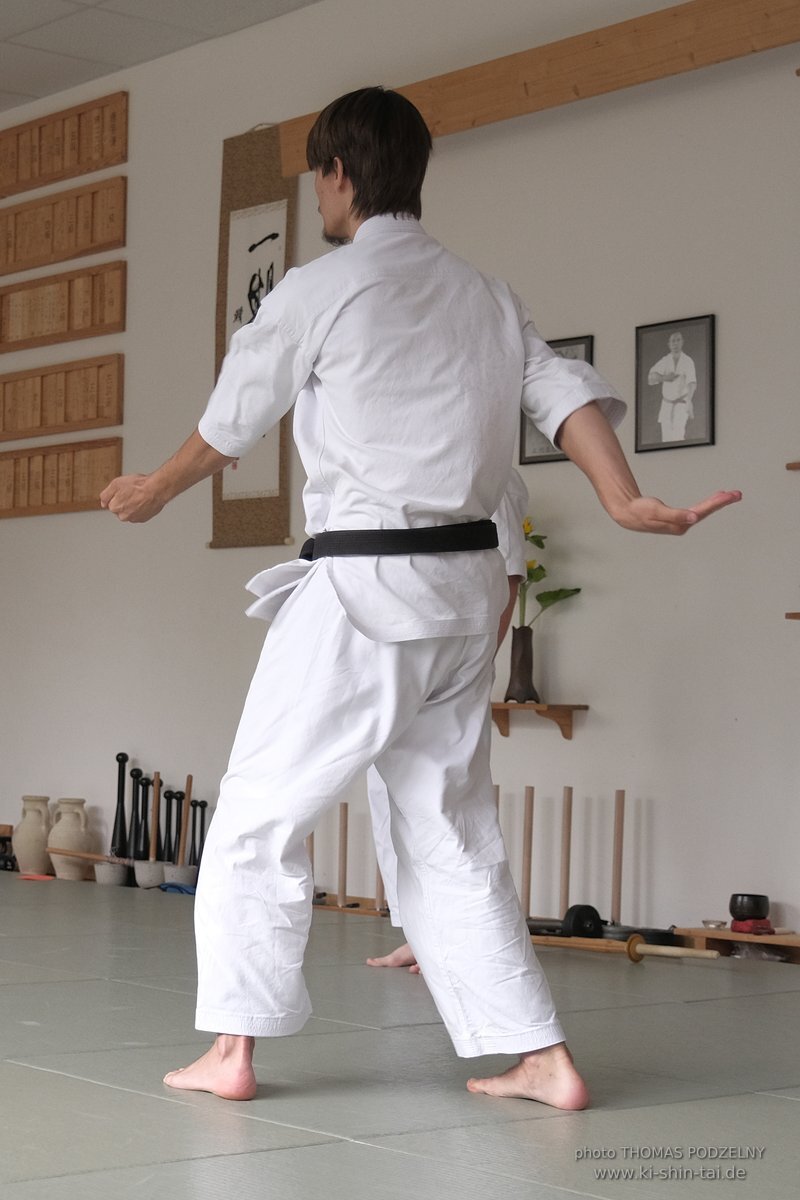 Karate und Kobudo Dan Prüfungen 24.07.2021 Oliver, Ramona, Maria