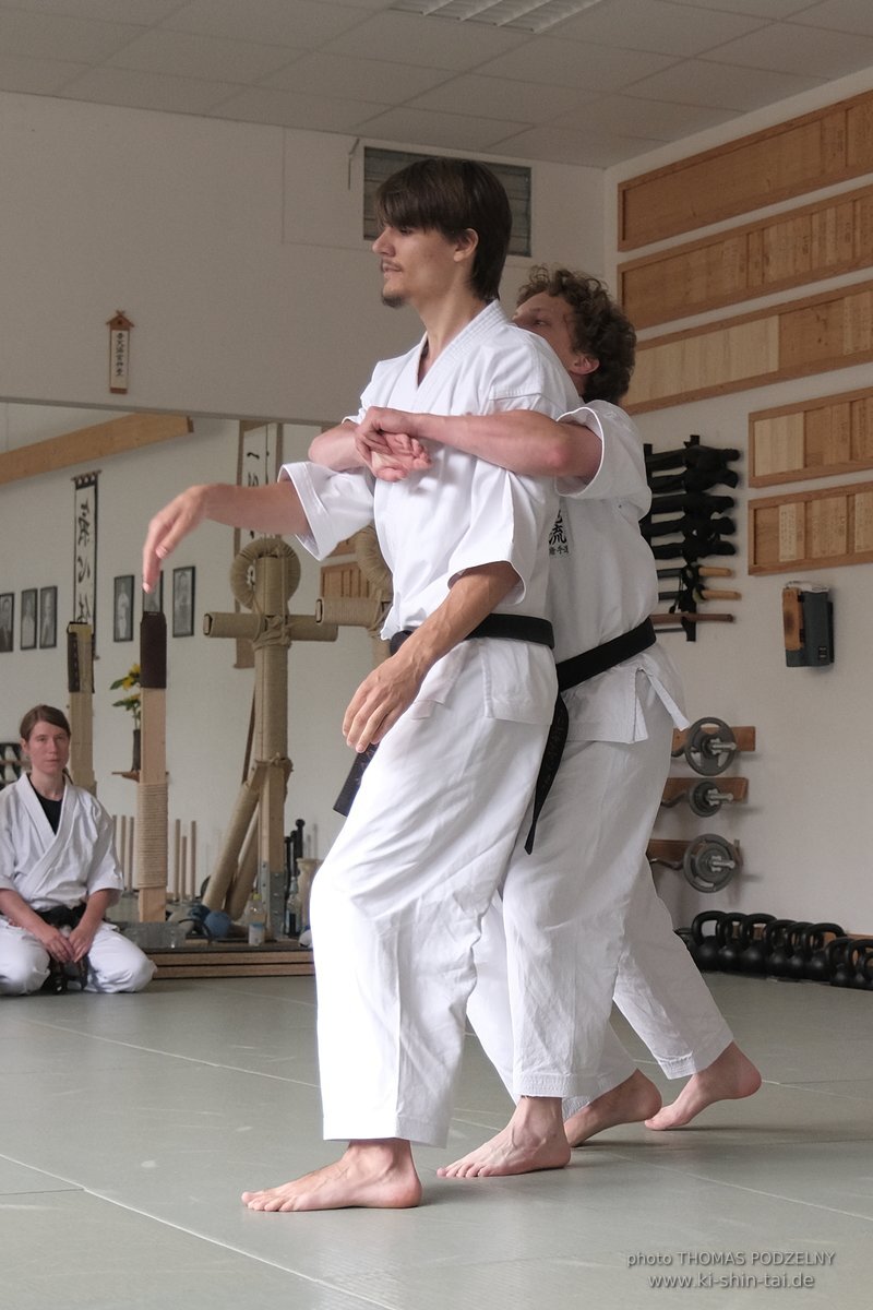 Karate und Kobudo Dan Prüfungen 24.07.2021 Oliver, Ramona, Maria