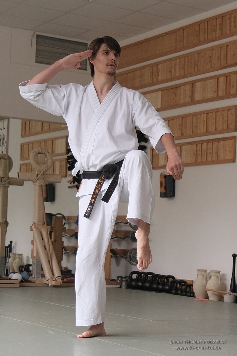 Karate und Kobudo Dan Prüfungen 24.07.2021 Oliver, Ramona, Maria