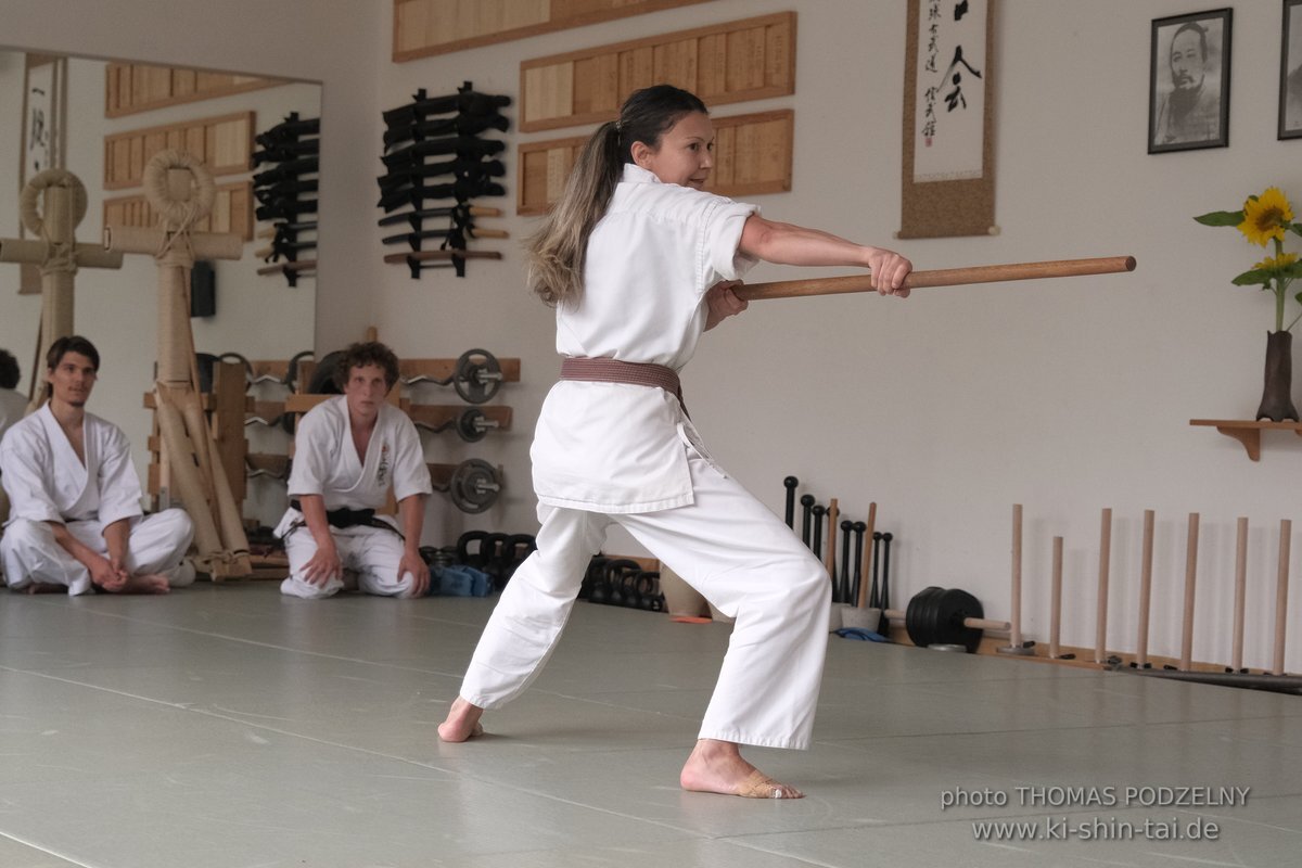 Karate und Kobudo Dan Prüfungen 24.07.2021 Oliver, Ramona, Maria