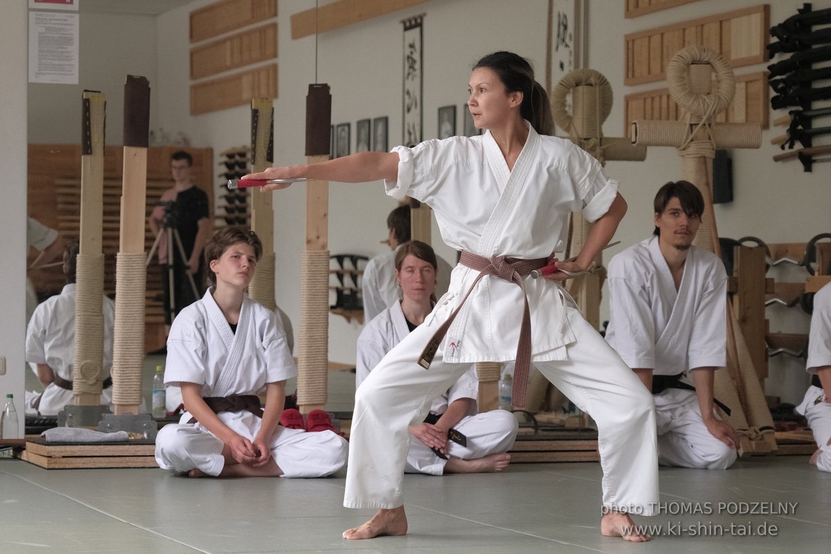 Karate und Kobudo Dan Prüfungen 24.07.2021 Oliver, Ramona, Maria