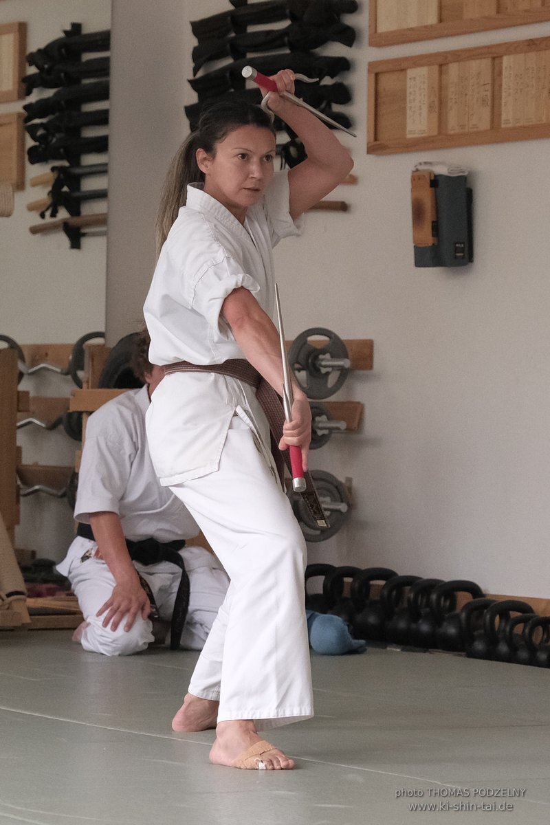 Karate und Kobudo Dan Prüfungen 24.07.2021 Oliver, Ramona, Maria