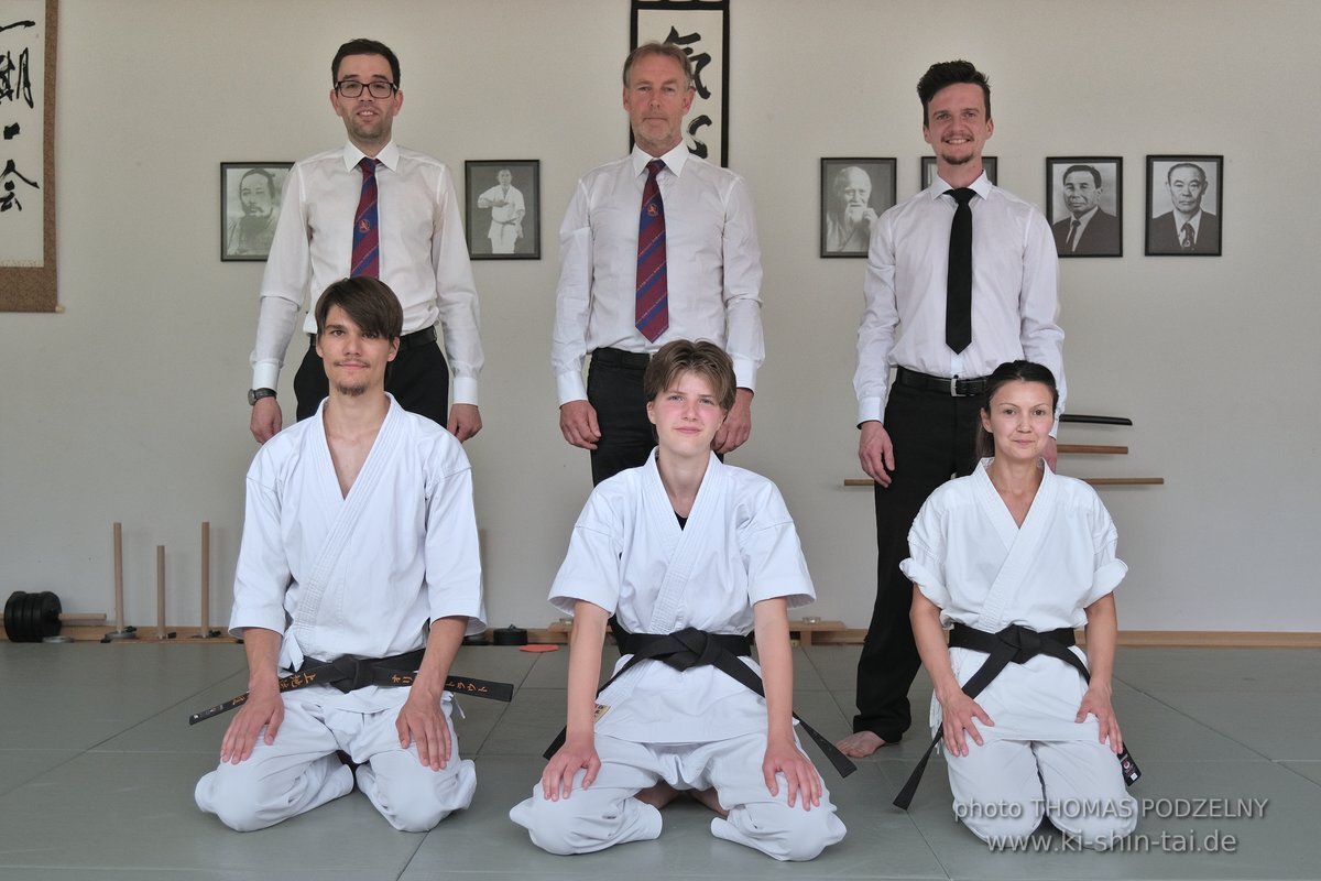 Karate und Kobudo Dan Prüfungen 24.07.2021 Oliver, Ramona, Maria