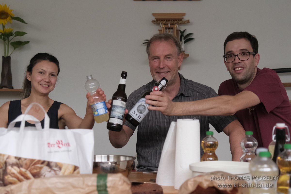 Karate und Kobudo Dan Prüfungen 24.07.2021 Oliver, Ramona, Maria