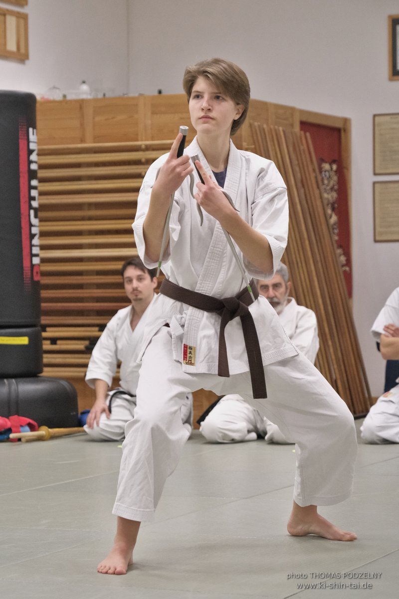 Karate und Kobudo Dan Prüfungen 4.12.2021 (Oliver, Horacio, Ramona, Christian)