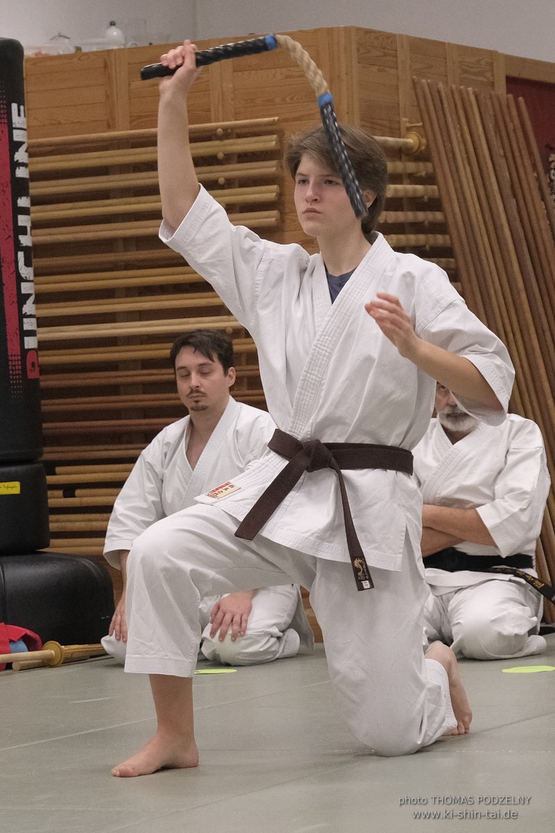 Karate und Kobudo Dan Prüfungen 4.12.2021 (Oliver, Horacio, Ramona, Christian)