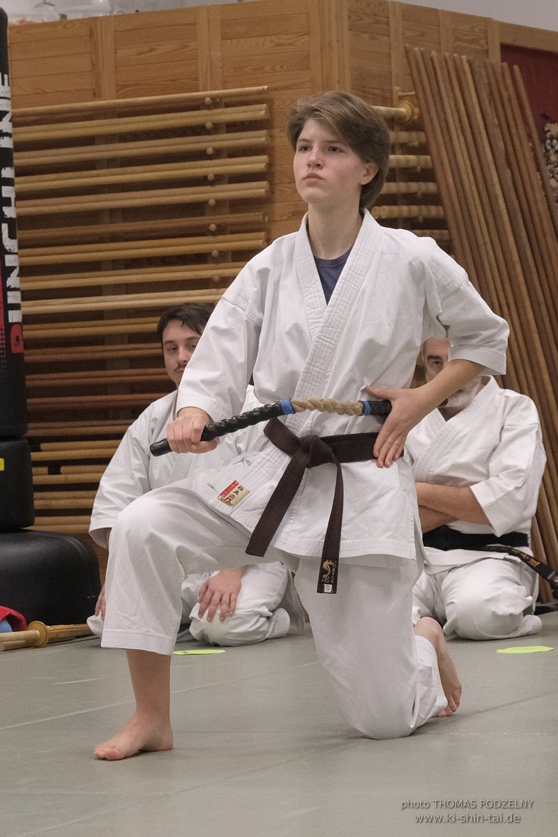 Karate und Kobudo Dan Prüfungen 4.12.2021 (Oliver, Horacio, Ramona, Christian)