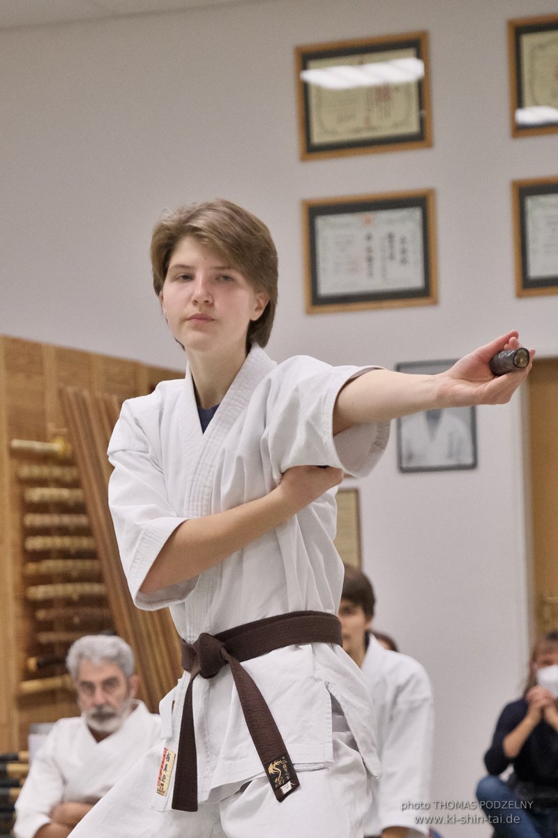 Karate und Kobudo Dan Prüfungen 4.12.2021 (Oliver, Horacio, Ramona, Christian)