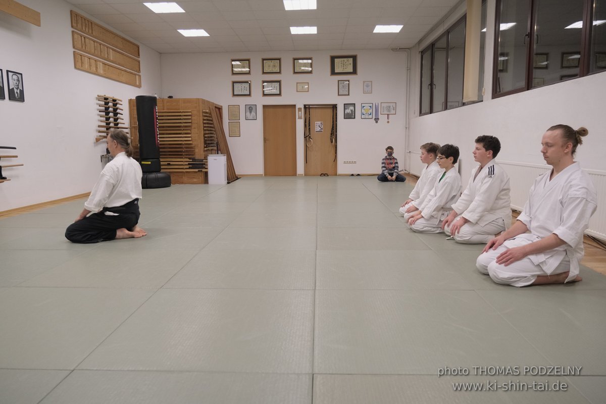 Aikido Kyu Prüfungen 12.12.2021 (Sebastian, Lukas, Alexander, Jan)