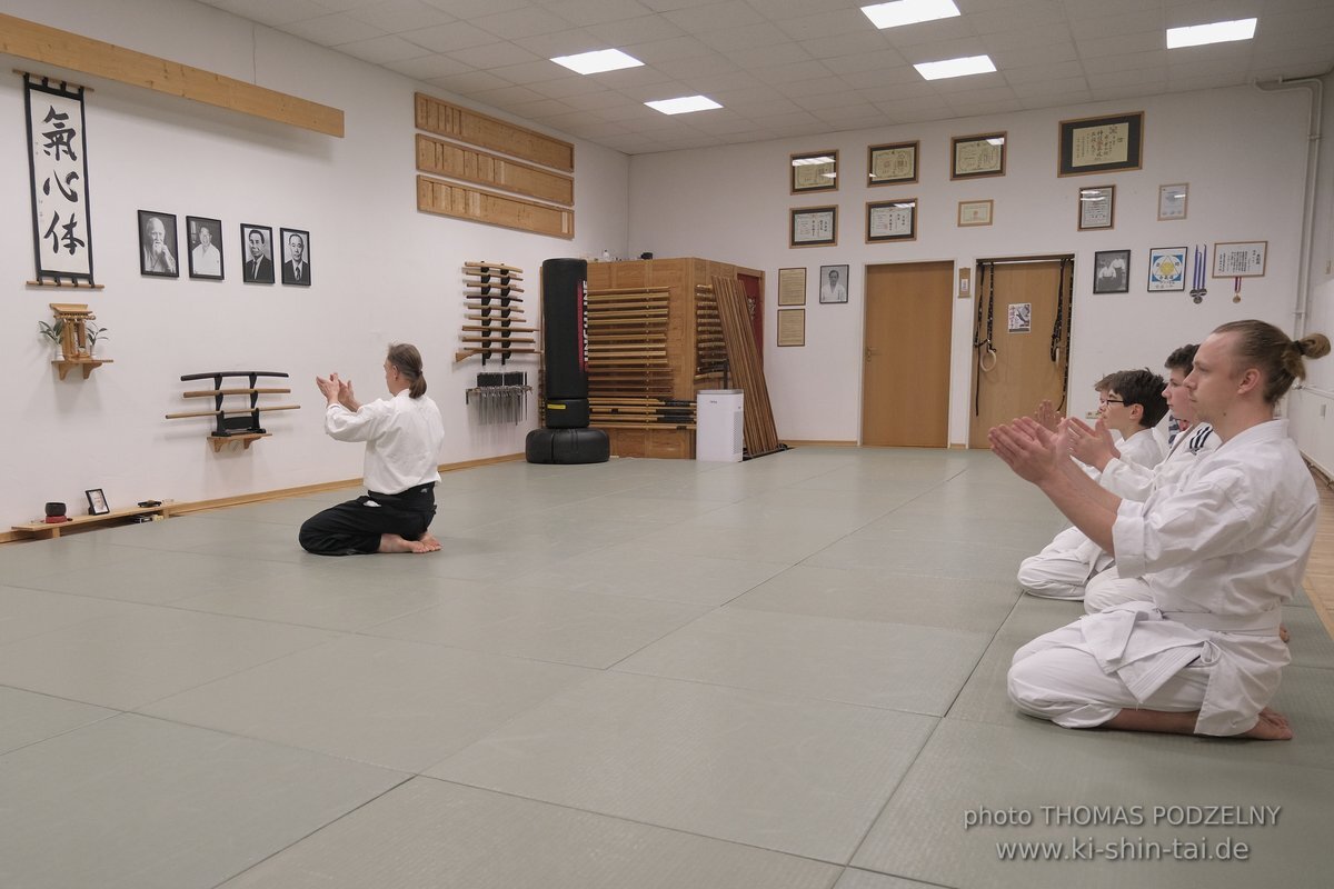 Aikido Kyu Prüfungen 12.12.2021 (Sebastian, Lukas, Alexander, Jan)