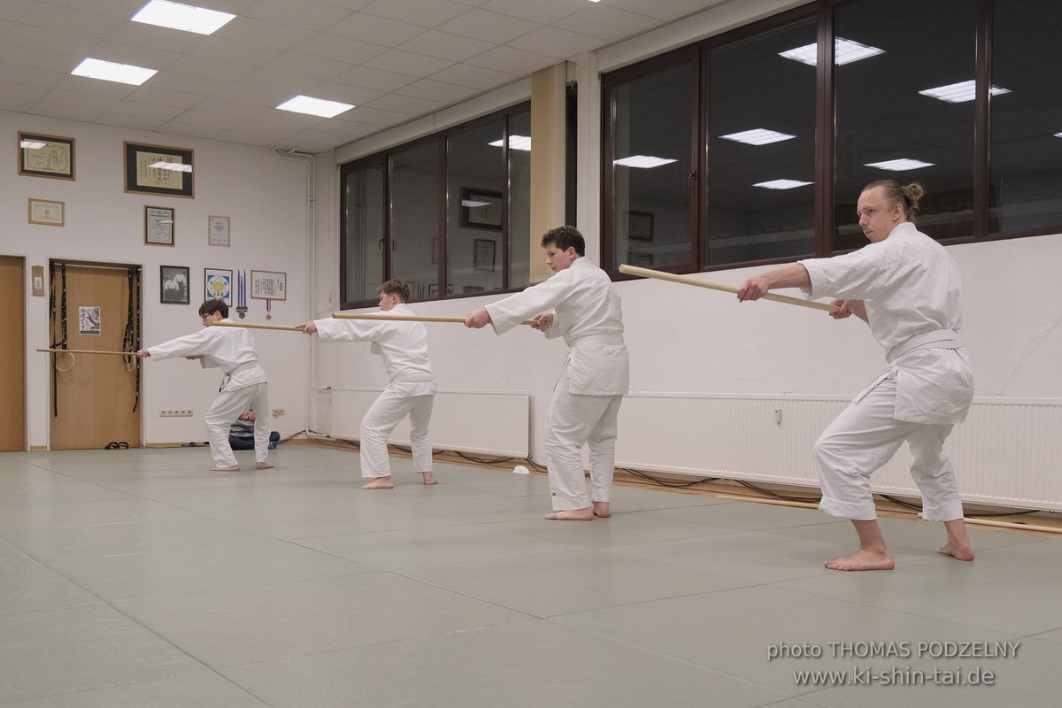 Aikido Kyu Prüfungen 12.12.2021 (Sebastian, Lukas, Alexander, Jan)