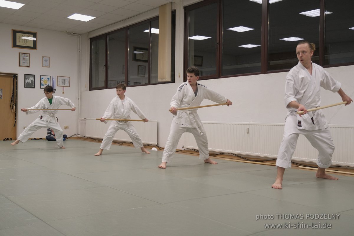 Aikido Kyu Prüfungen 12.12.2021 (Sebastian, Lukas, Alexander, Jan)
