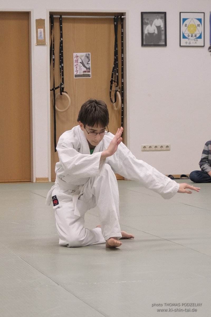 Aikido Kyu Prüfungen 12.12.2021 (Sebastian, Lukas, Alexander, Jan)
