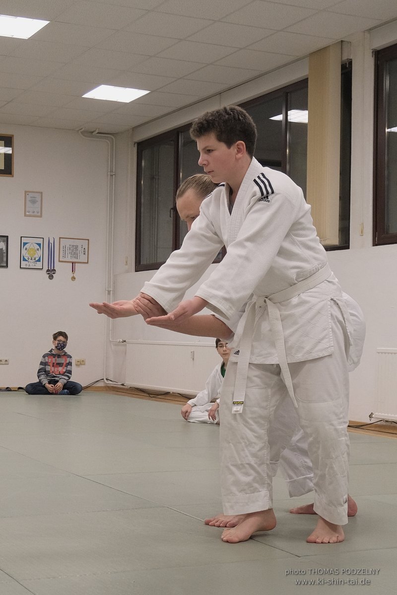 Aikido Kyu Prüfungen 12.12.2021 (Sebastian, Lukas, Alexander, Jan)