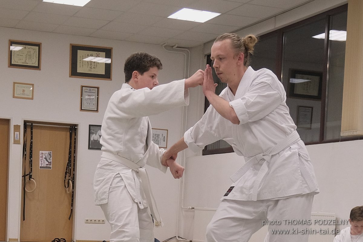 Aikido Kyu Prüfungen 12.12.2021 (Sebastian, Lukas, Alexander, Jan)