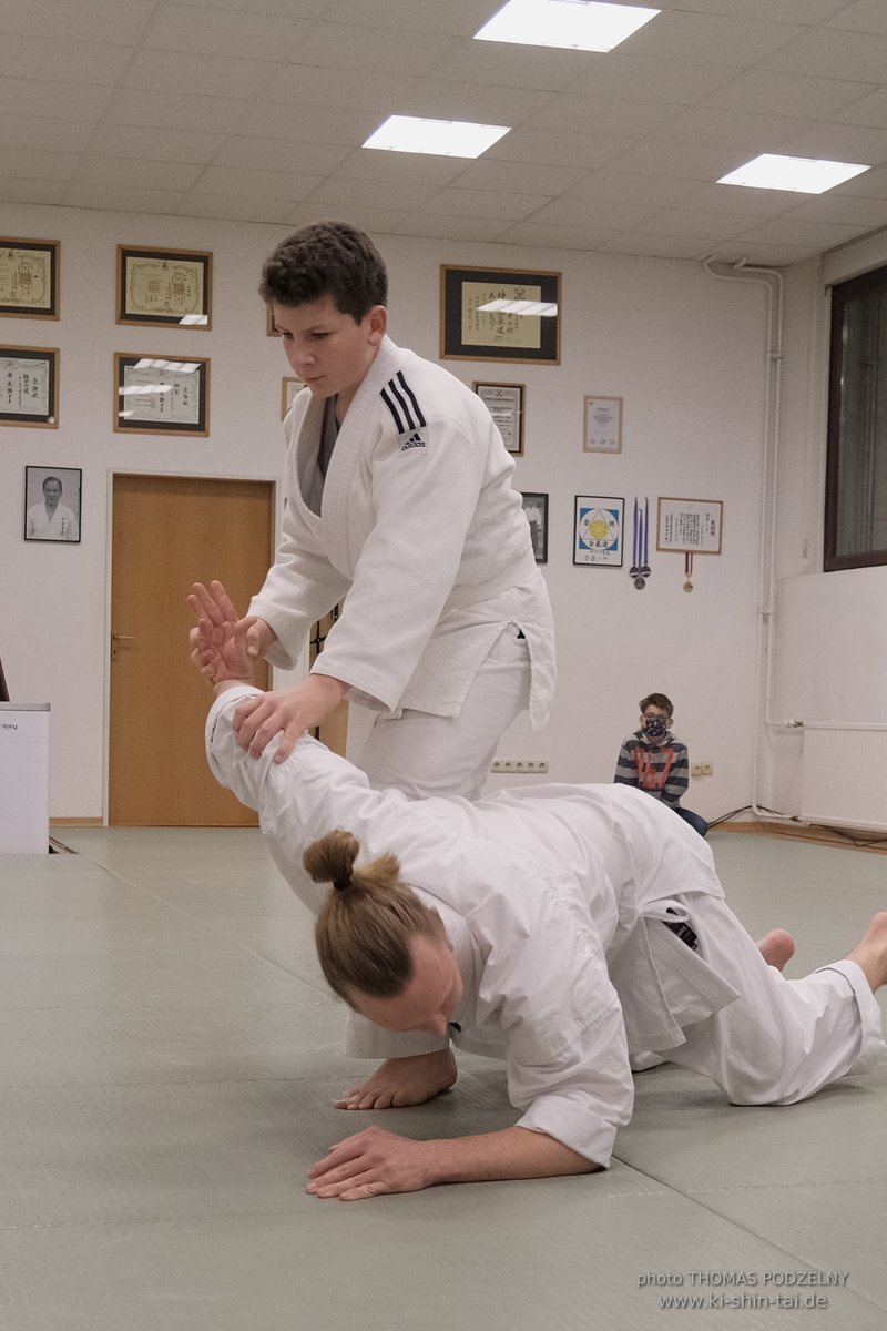 Aikido Kyu Prüfungen 12.12.2021 (Sebastian, Lukas, Alexander, Jan)