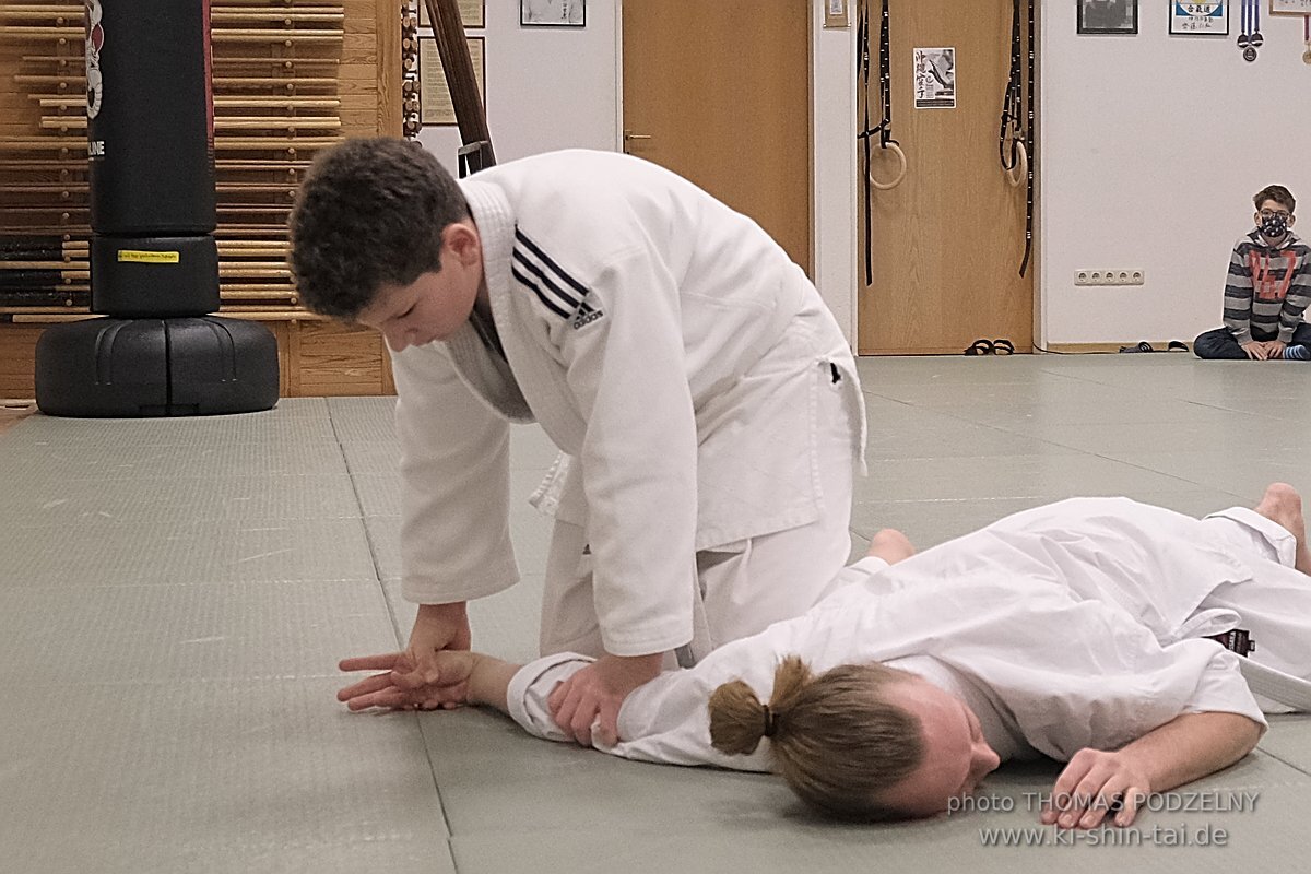 Aikido Kyu Prüfungen 12.12.2021 (Sebastian, Lukas, Alexander, Jan)