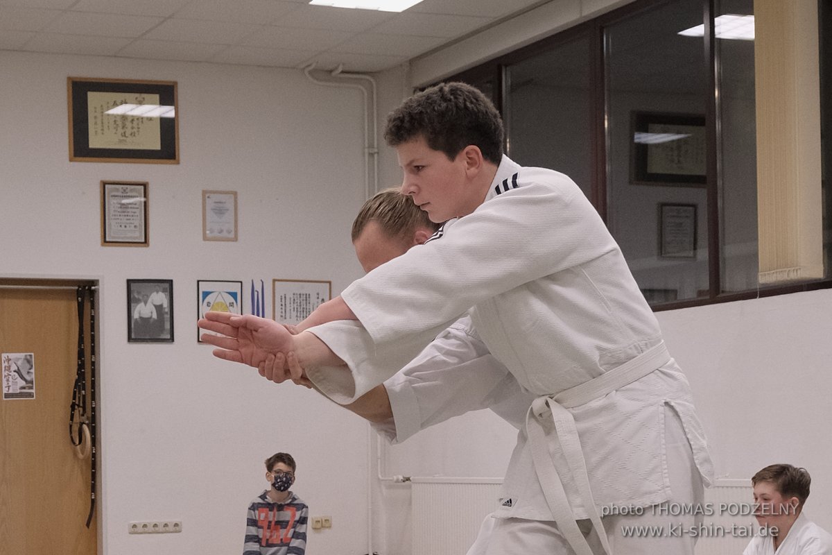 Aikido Kyu Prüfungen 12.12.2021 (Sebastian, Lukas, Alexander, Jan)