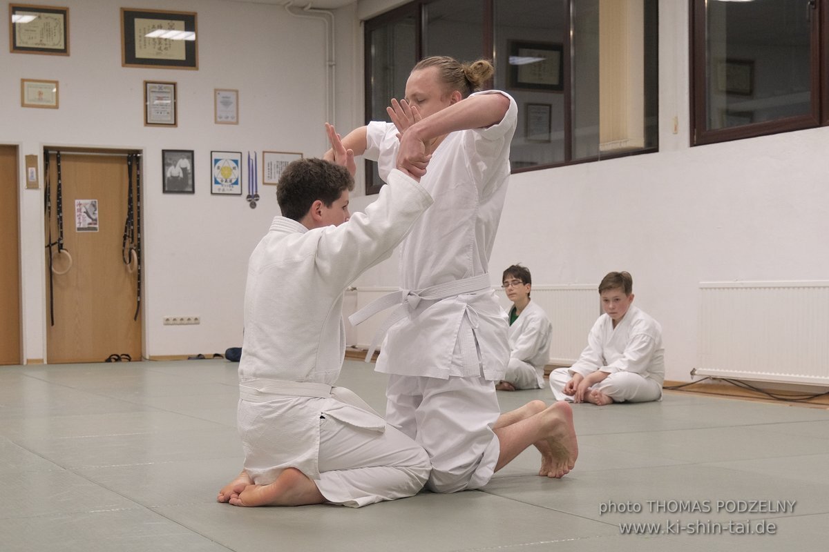 Aikido Kyu Prüfungen 12.12.2021 (Sebastian, Lukas, Alexander, Jan)