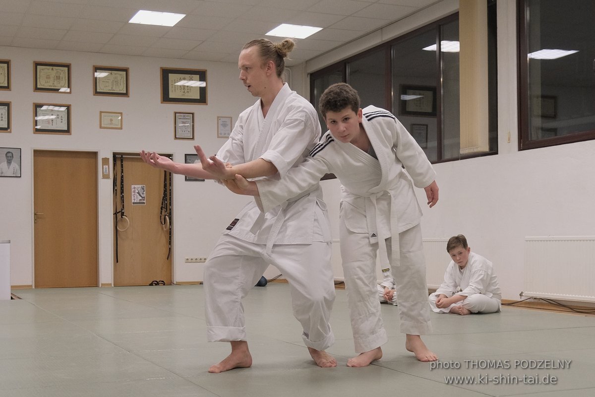Aikido Kyu Prüfungen 12.12.2021 (Sebastian, Lukas, Alexander, Jan)