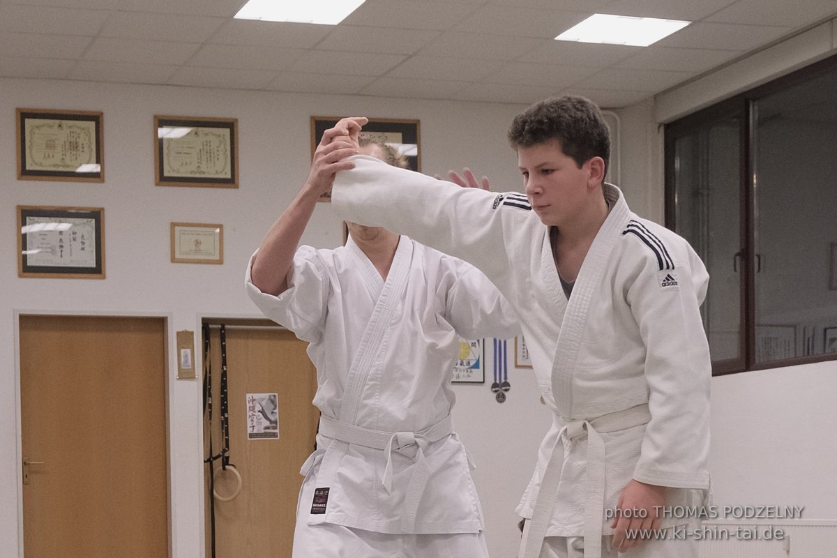 Aikido Kyu Prüfungen 12.12.2021 (Sebastian, Lukas, Alexander, Jan)