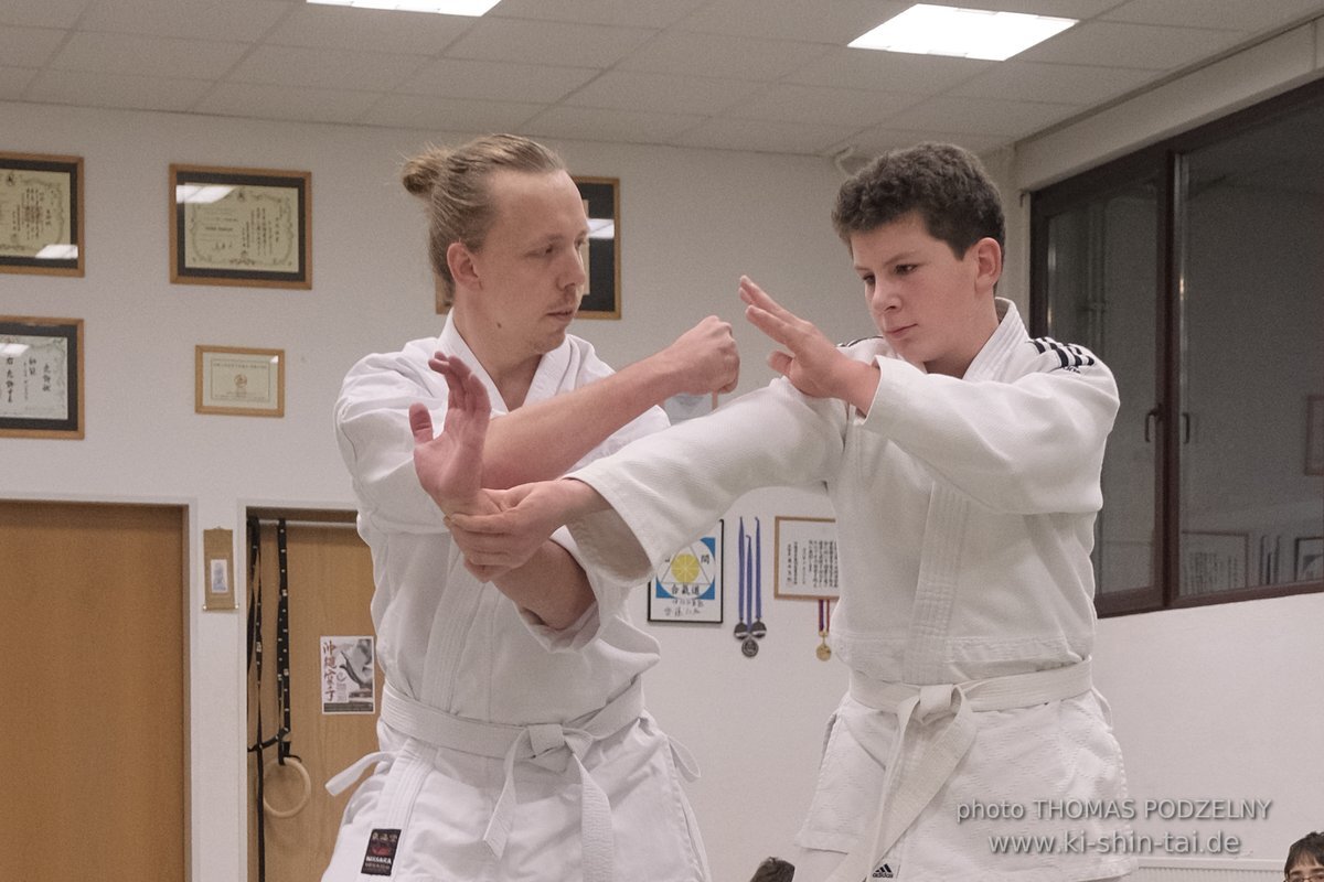 Aikido Kyu Prüfungen 12.12.2021 (Sebastian, Lukas, Alexander, Jan)