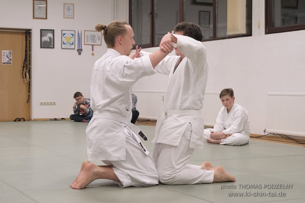 Aikido Kyu Prüfungen 12.12.2021 (Sebastian, Lukas, Alexander, Jan)