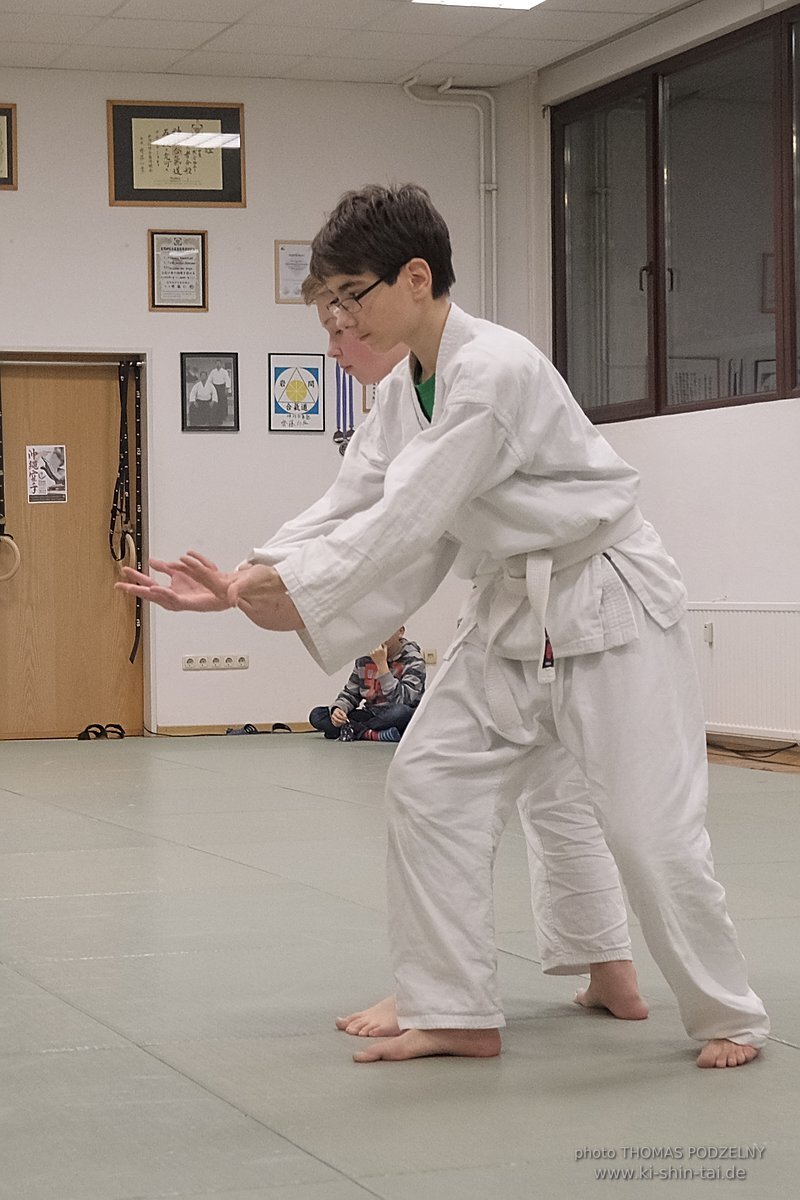 Aikido Kyu Prüfungen 12.12.2021 (Sebastian, Lukas, Alexander, Jan)