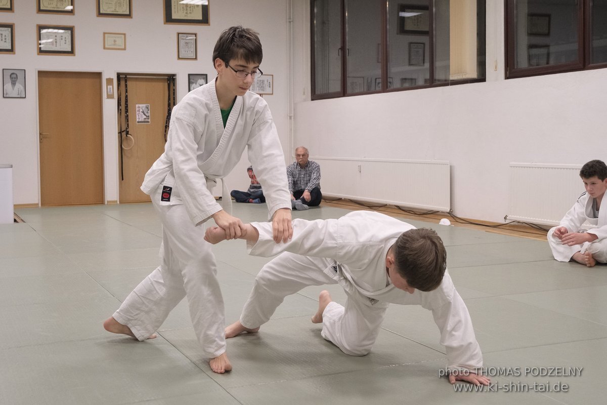 Aikido Kyu Prüfungen 12.12.2021 (Sebastian, Lukas, Alexander, Jan)