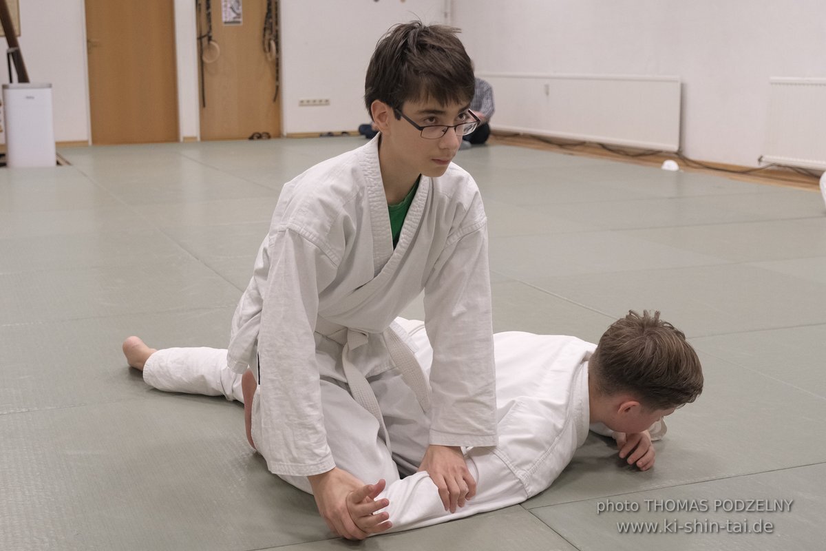 Aikido Kyu Prüfungen 12.12.2021 (Sebastian, Lukas, Alexander, Jan)