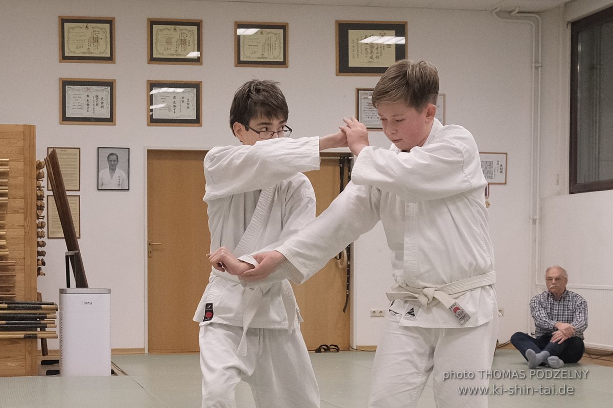 Aikido Kyu Prüfungen 12.12.2021 (Sebastian, Lukas, Alexander, Jan)