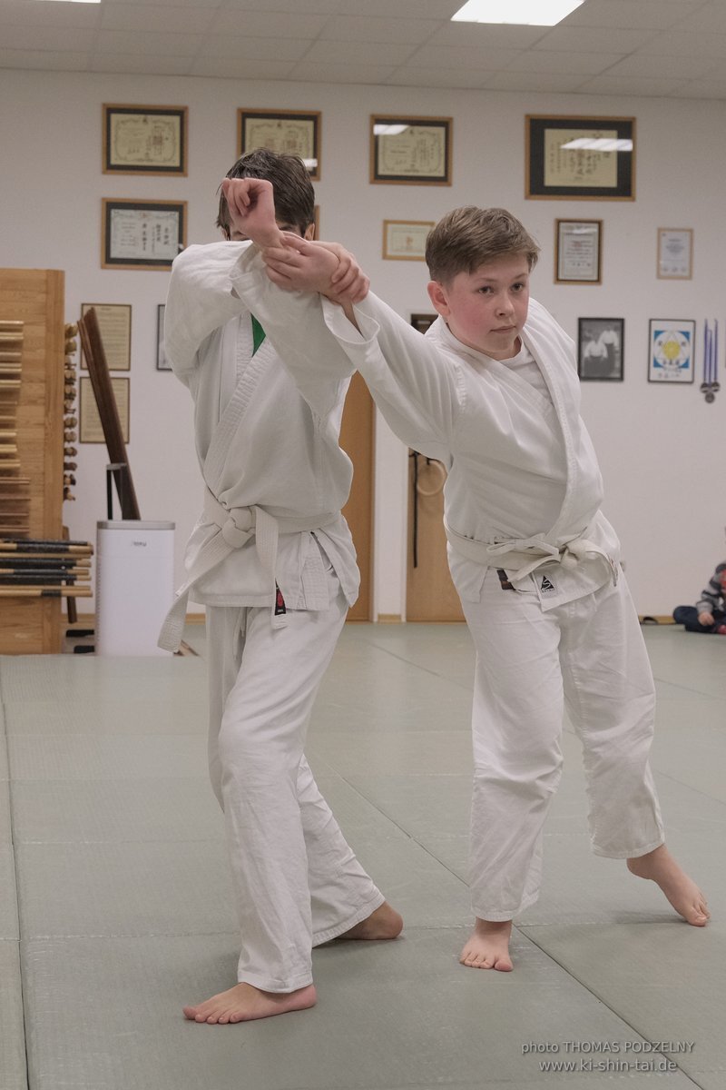 Aikido Kyu Prüfungen 12.12.2021 (Sebastian, Lukas, Alexander, Jan)