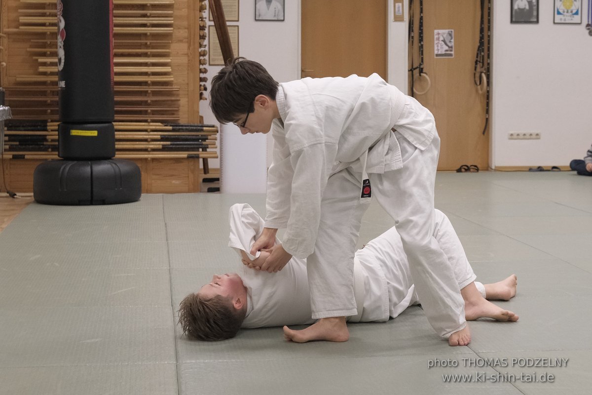 Aikido Kyu Prüfungen 12.12.2021 (Sebastian, Lukas, Alexander, Jan)