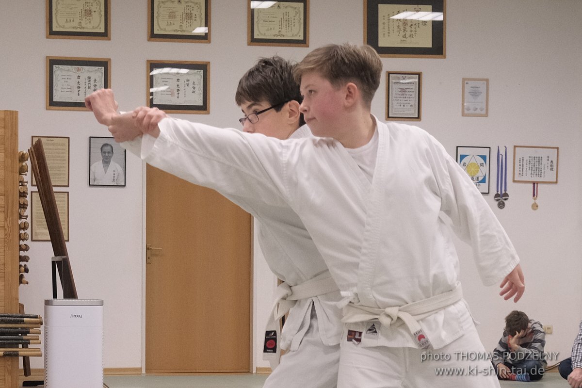 Aikido Kyu Prüfungen 12.12.2021 (Sebastian, Lukas, Alexander, Jan)
