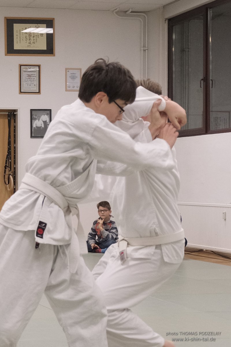 Aikido Kyu Prüfungen 12.12.2021 (Sebastian, Lukas, Alexander, Jan)