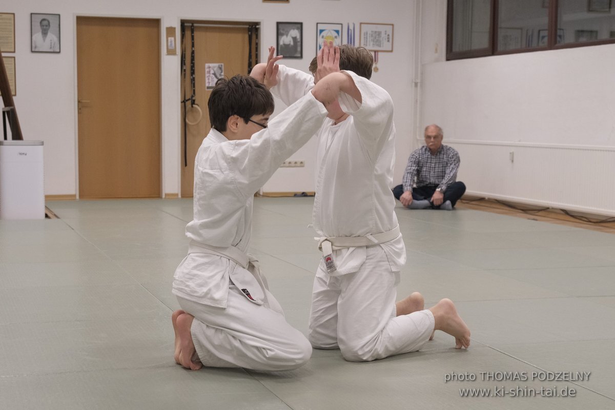 Aikido Kyu Prüfungen 12.12.2021 (Sebastian, Lukas, Alexander, Jan)