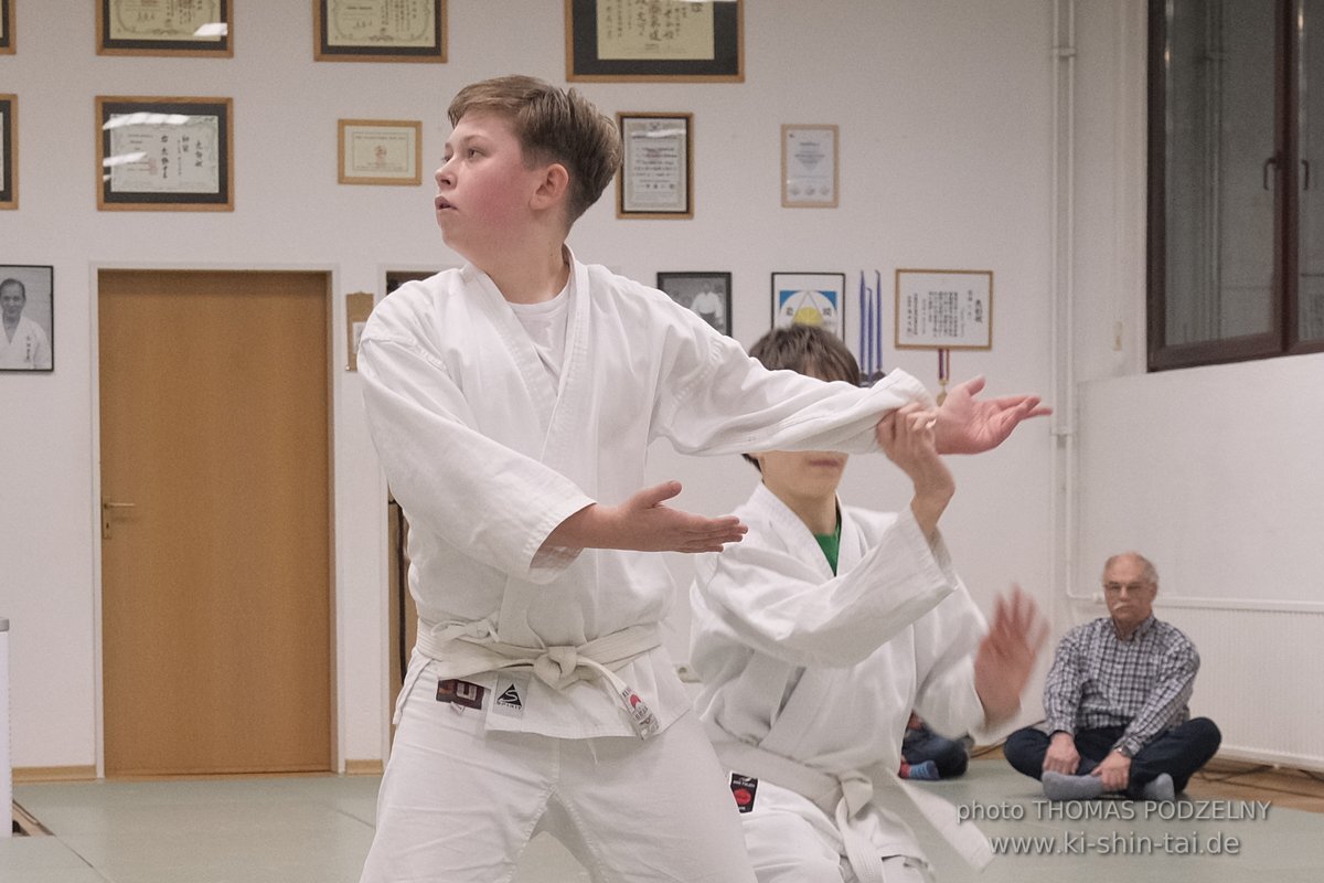 Aikido Kyu Prüfungen 12.12.2021 (Sebastian, Lukas, Alexander, Jan)