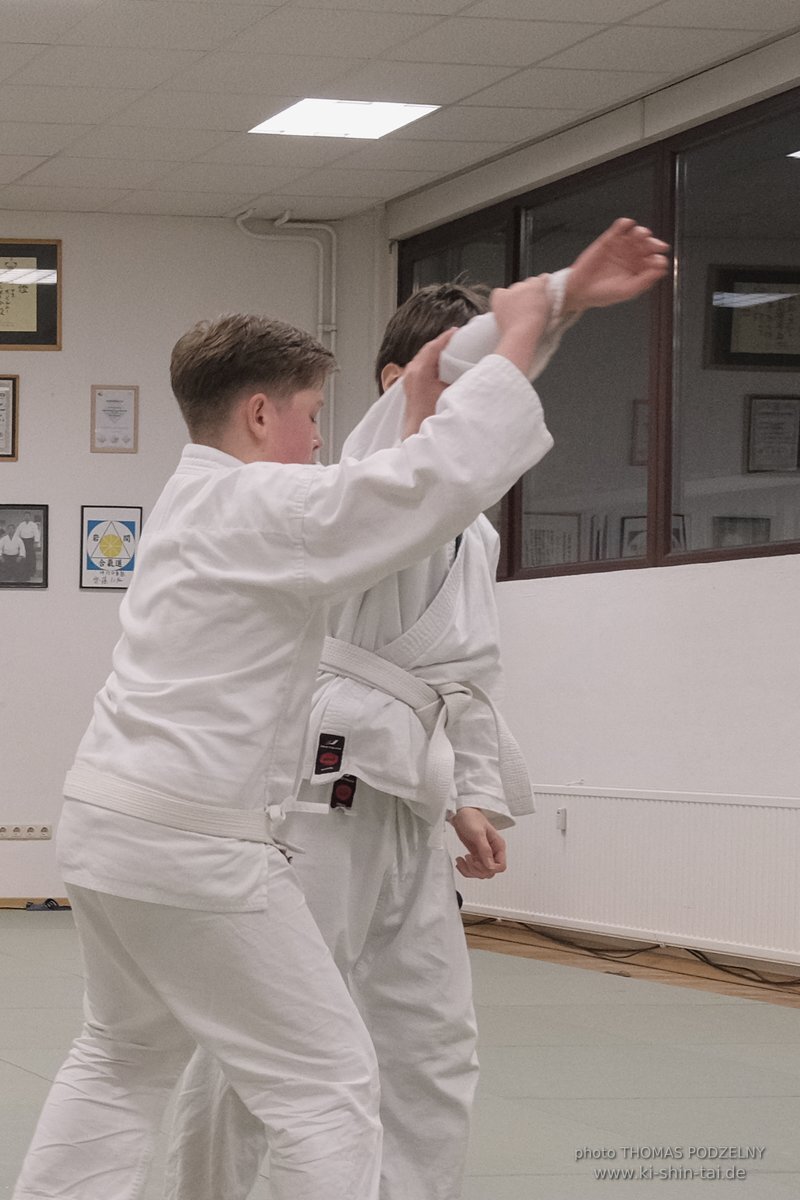 Aikido Kyu Prüfungen 12.12.2021 (Sebastian, Lukas, Alexander, Jan)